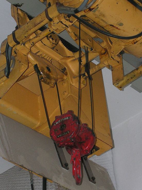 Axes et poulies de grues et engins de levage
