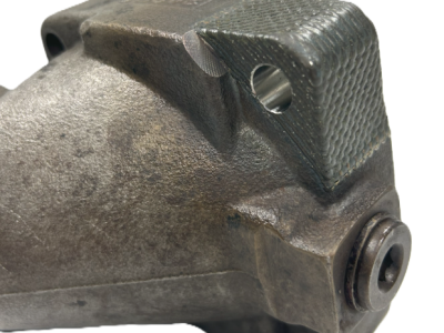 Carter moteur fonte cassé - Réparation par Gicam 2000 Sotimeco