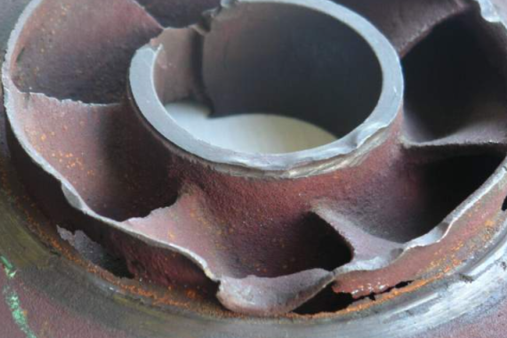 Räder – Laufräder von Kreiselpumpen – Kavitation